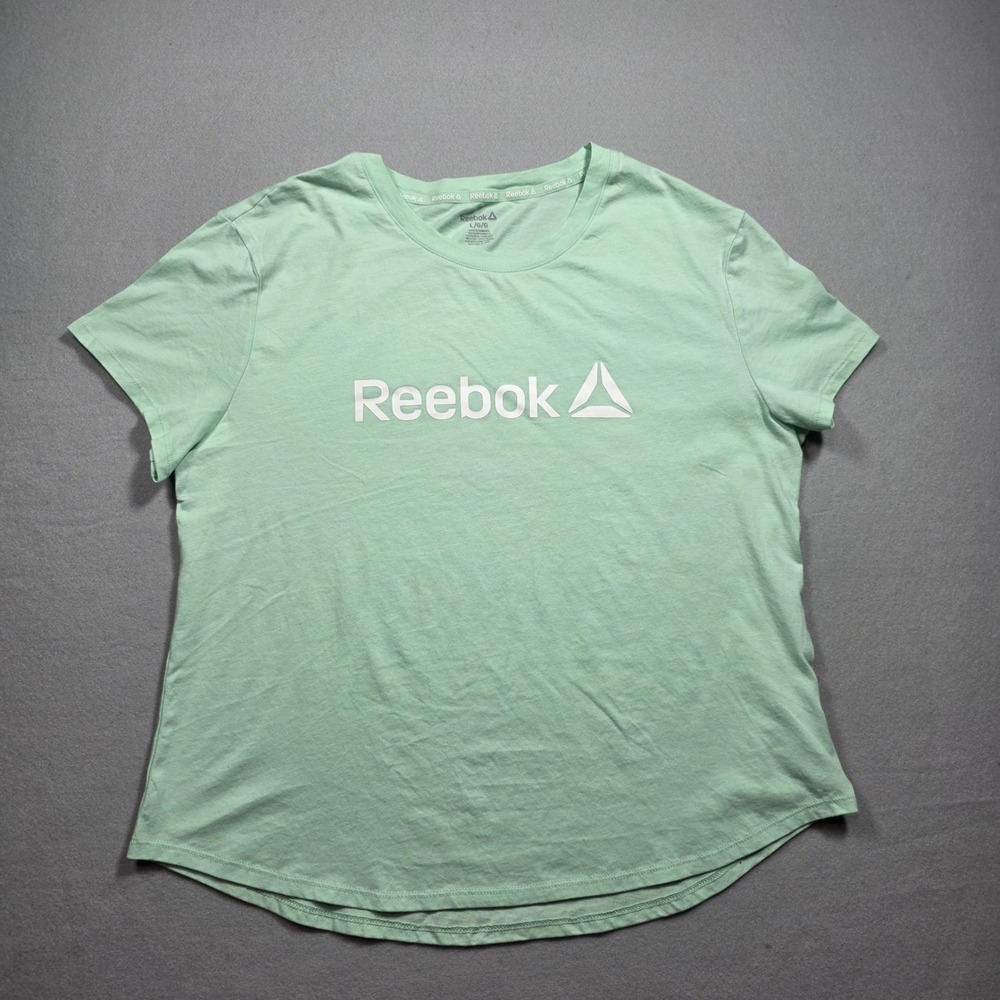 Reebok Graphic Tee - Green - Women's Size Large
